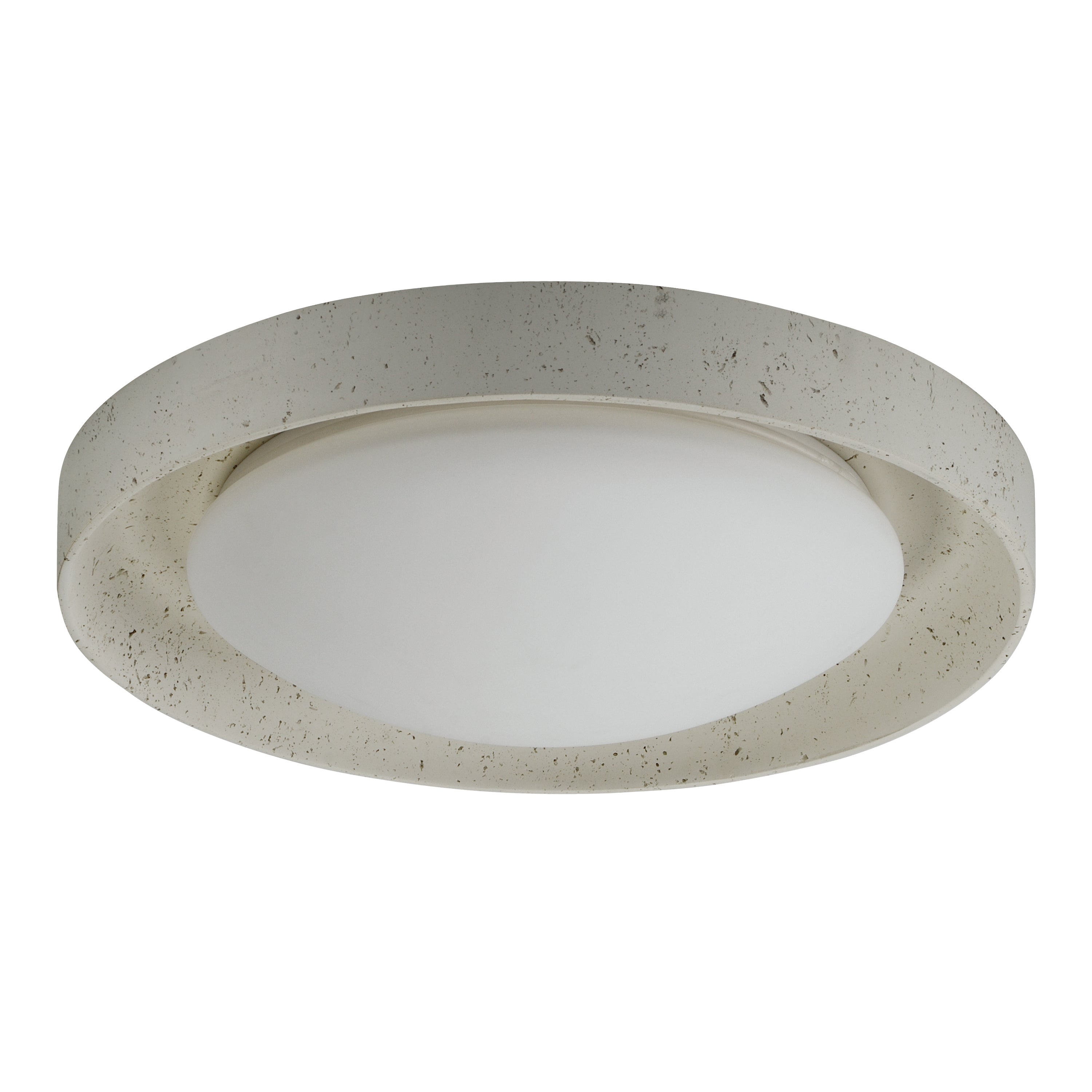 ET2 Lighting E25239-CHK Matera 22" LED Flush Mount in Chaulk White