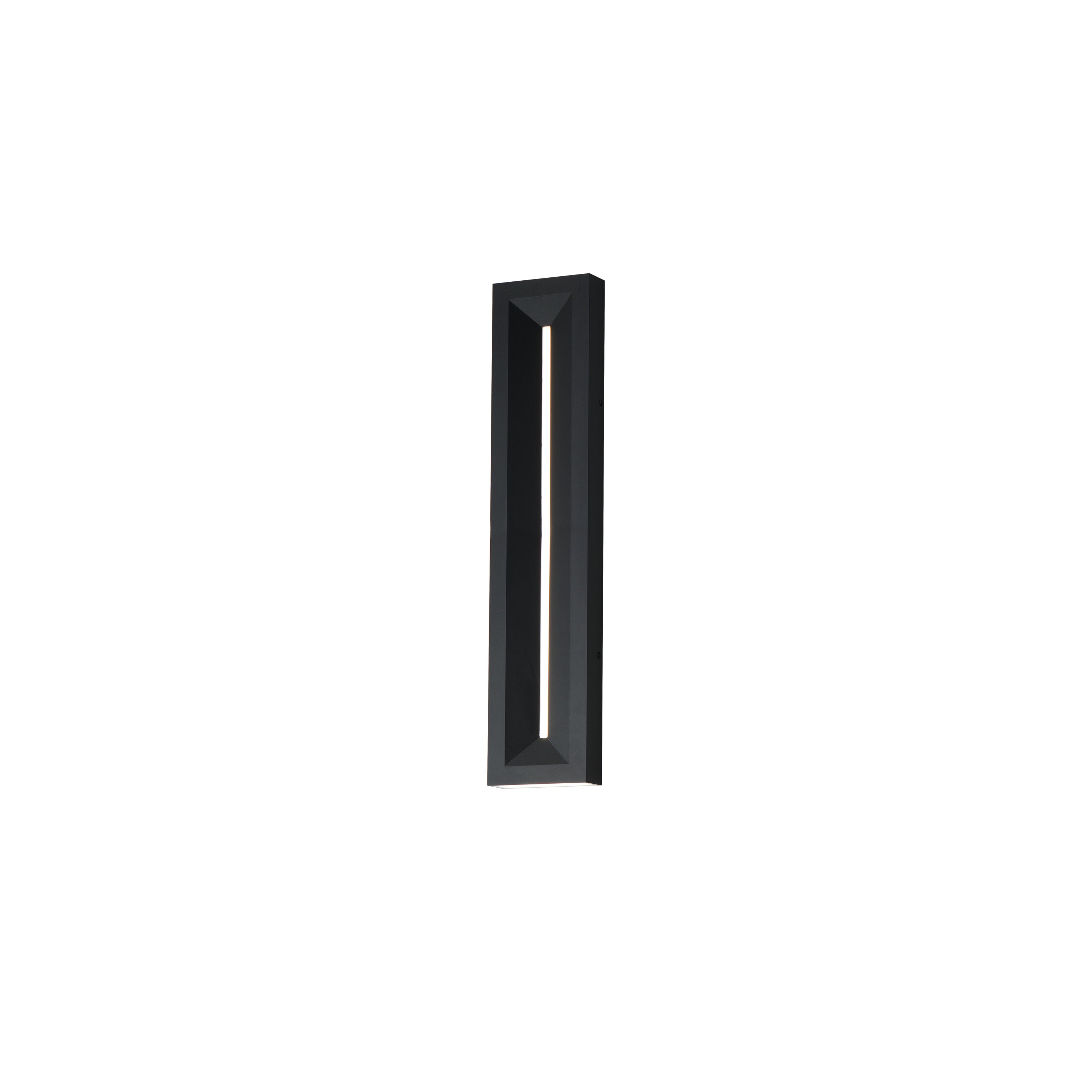 ET2 Lighting E30332-BK Fosso LED Outdoor Wall Sconce in Black