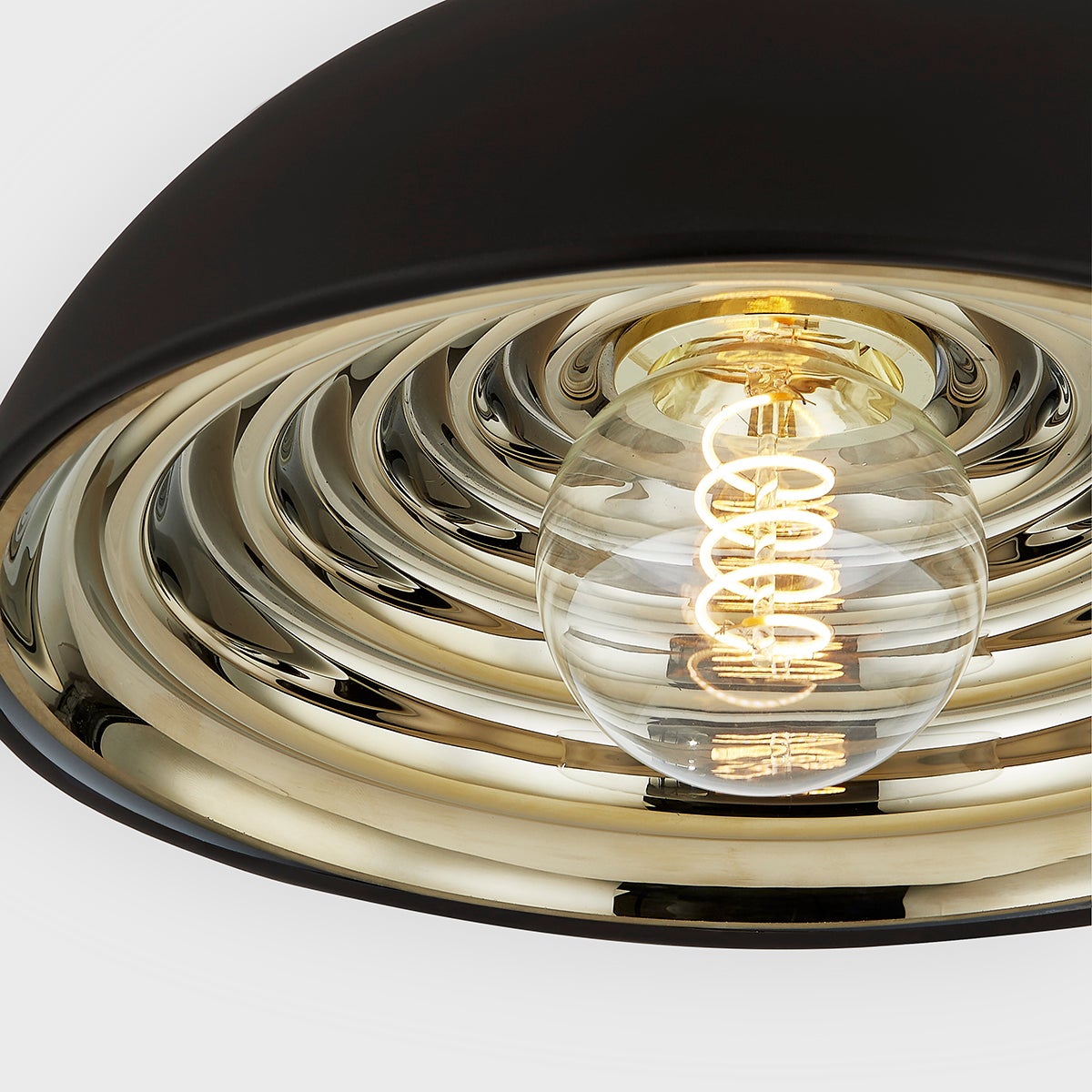 Troy Lighting C3712-SBK Eclipse Plafonnier en noir doux