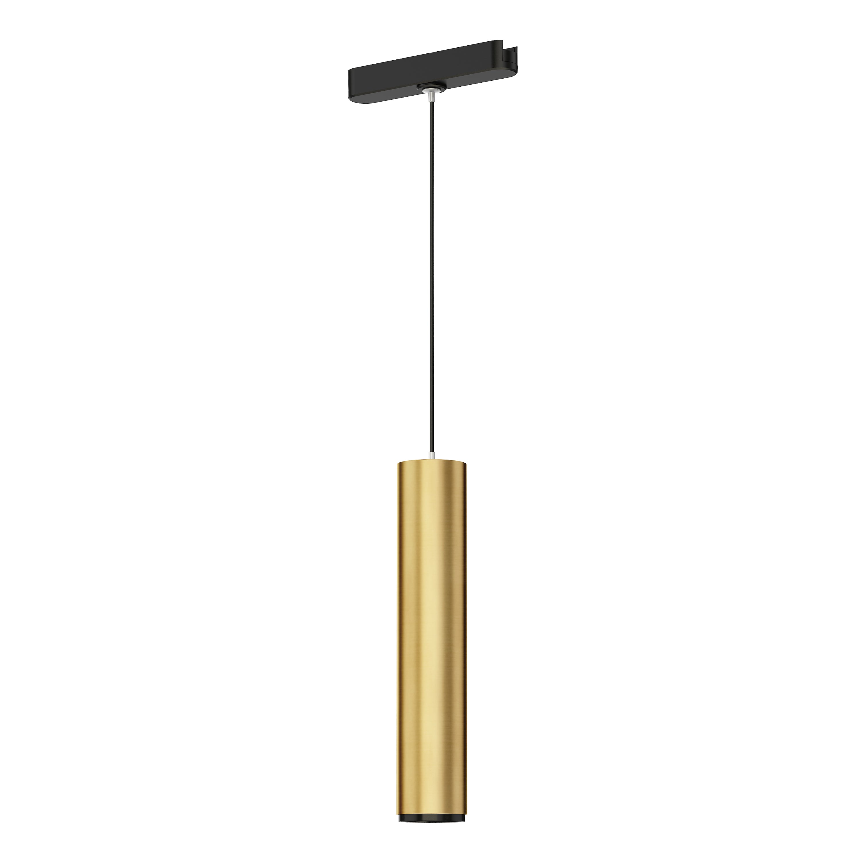 ET2 Lighting ETL31022-NAB Continuum Track Tube Pendant in Natural Aged Brass