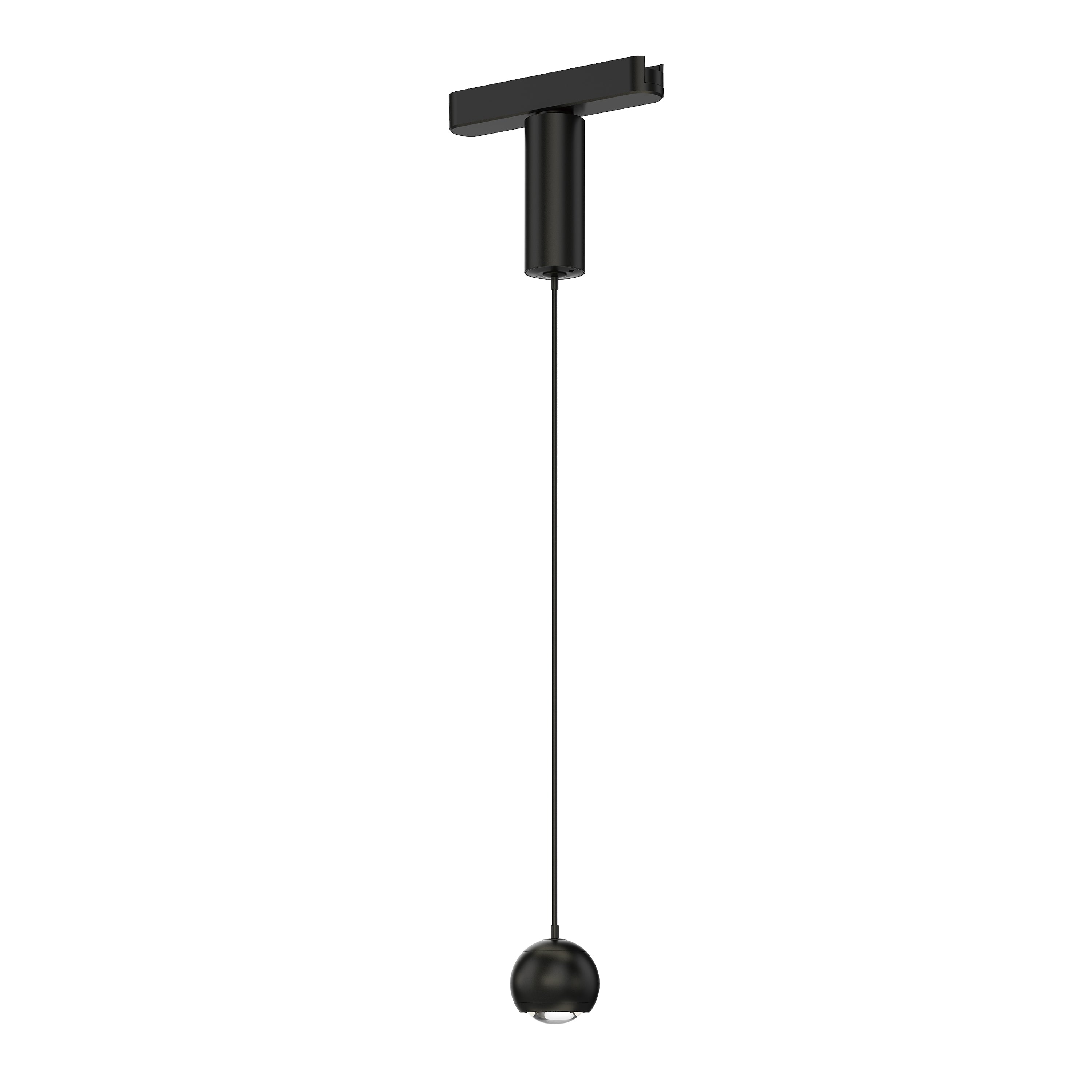 ET2 Lighting ETL31251-BK Continuum Track 2" Sphere Pendant in Black
