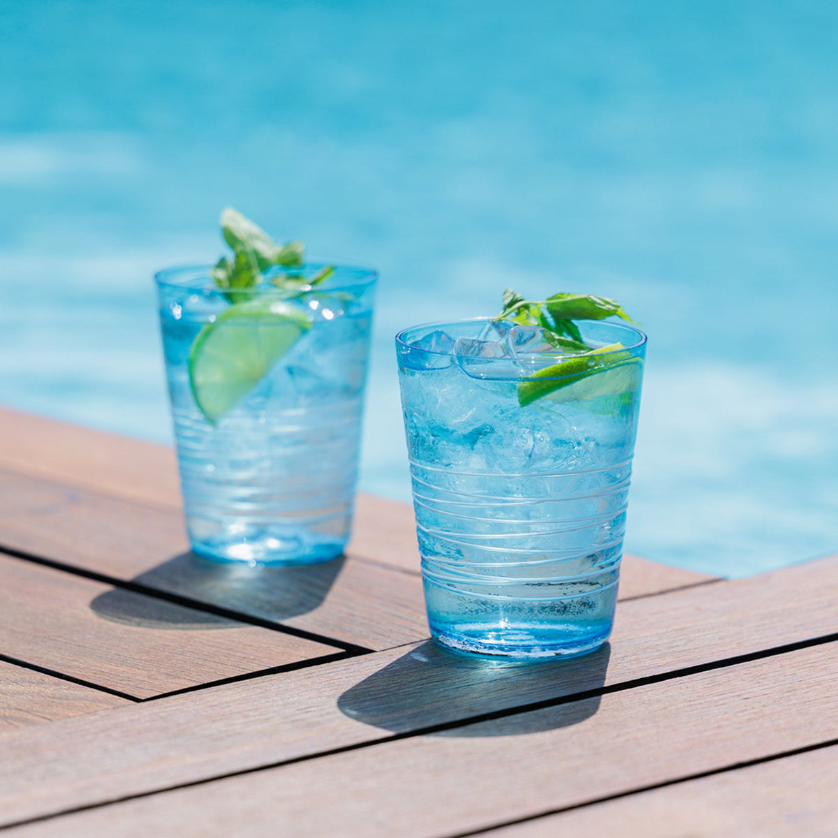 Zafferano America FL00103S6 Filante Tumbler in Aquamarine