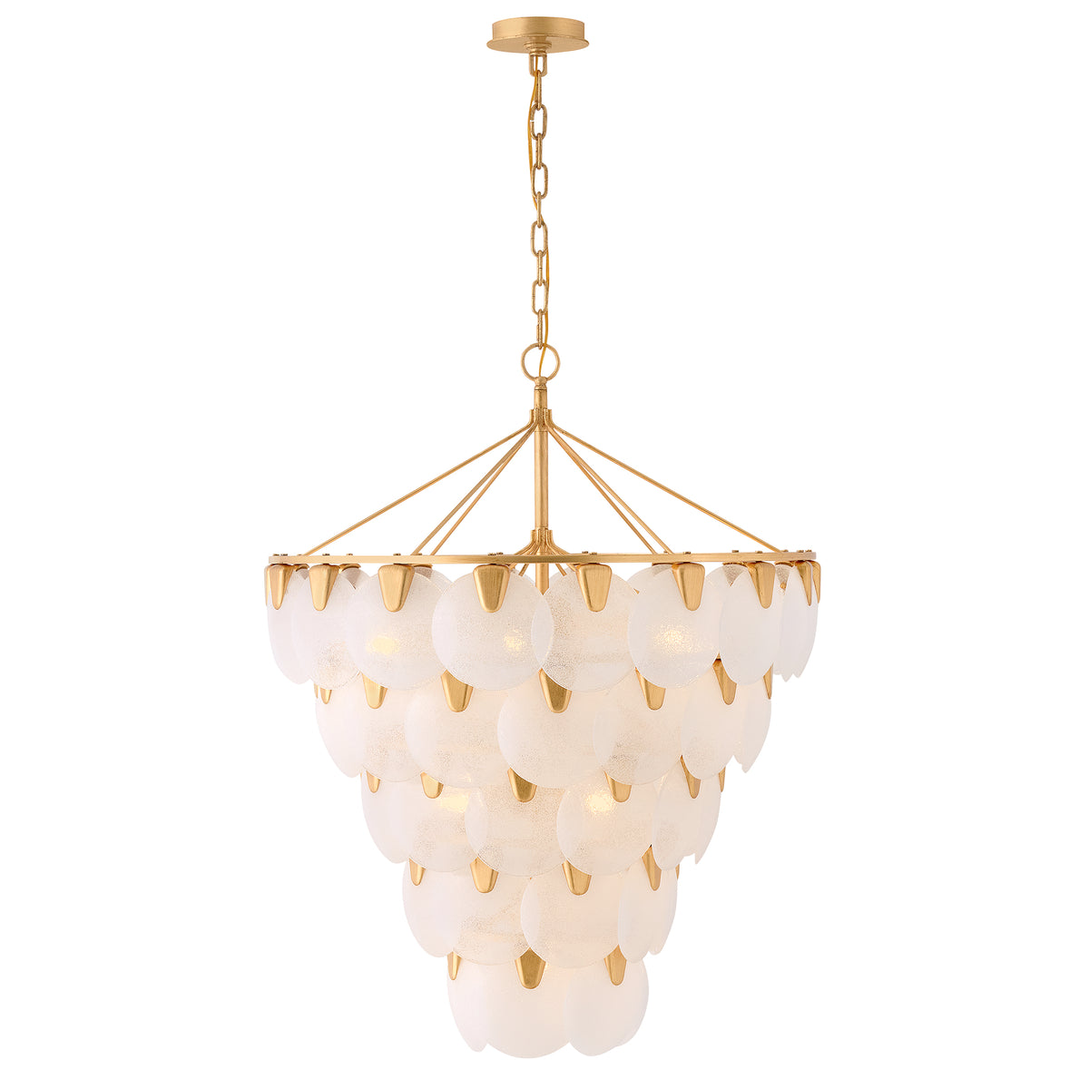 Fredrick Ramond FR46515DA Essie Pendant in Distressed Brass