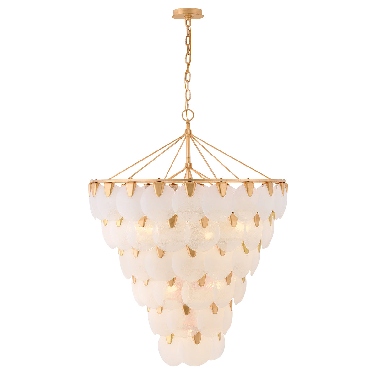 Fredrick Ramond FR46516DA Essie Pendant in Distressed Brass