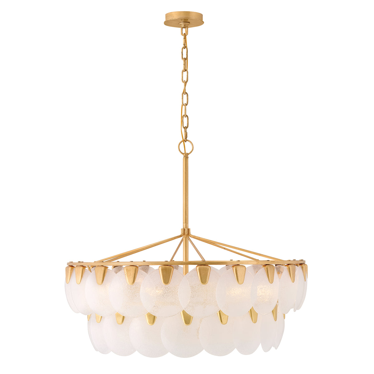 Fredrick Ramond FR46519DA Essie Pendant in Distressed Brass