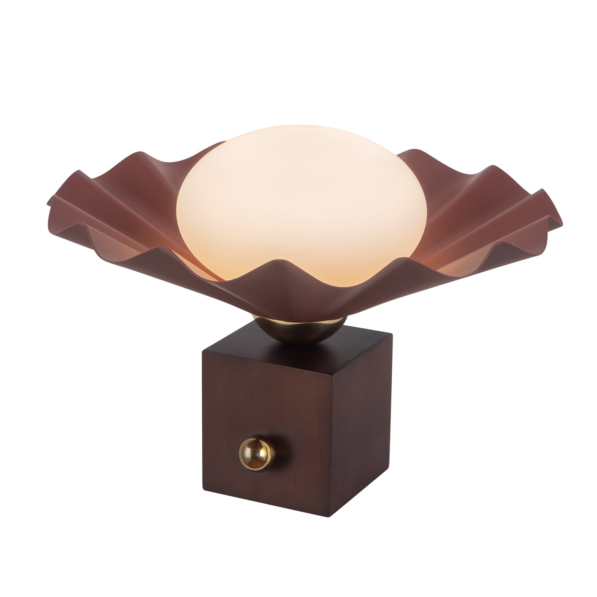 Alora Canada - TL354012BGD - One Light Table Lamp - Furrow - Burgundy