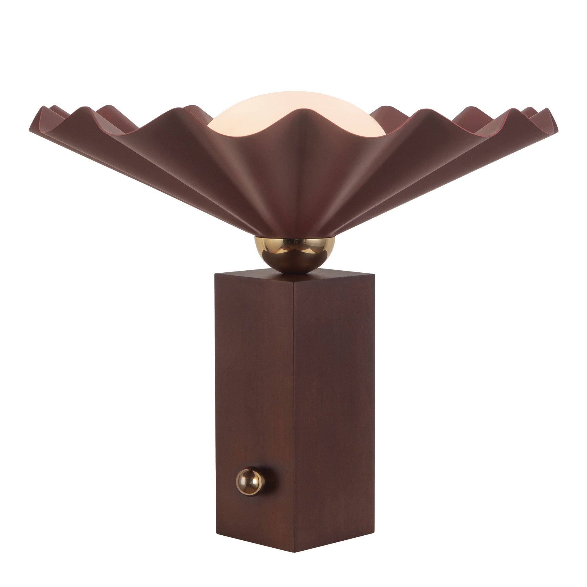 Alora Canada - TL354116PEC - One Light Table Lamp - Furrow - Peach