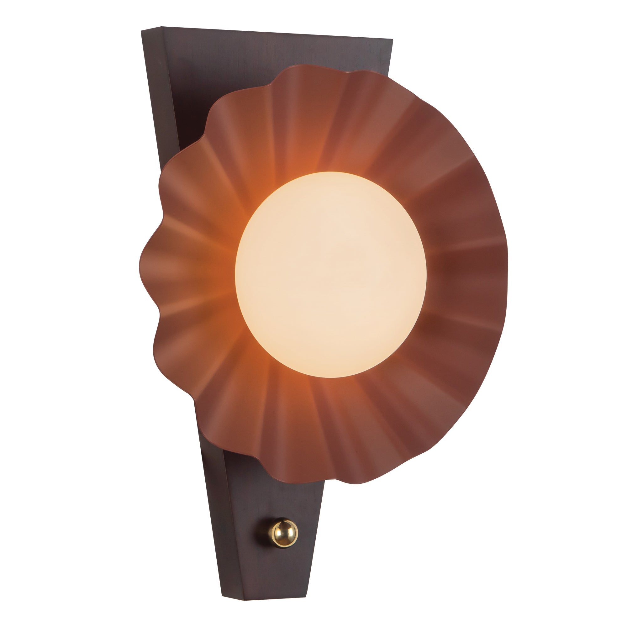Alora Canada - WS354012PEC - Une lampe Murale - Sillon - Pêche