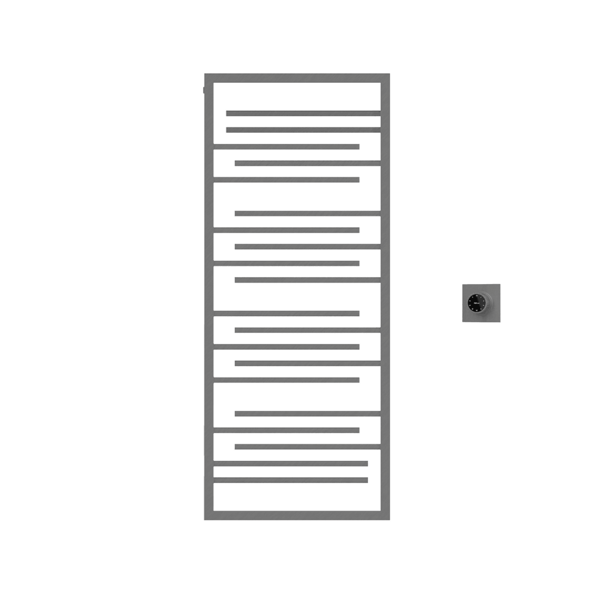 P&Bhusri G22-M-GML-XM G22 Towel Warmer in PVD Gun Metal