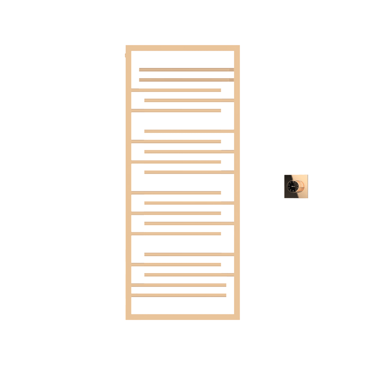P&Bhusri G22-M-PBZ-XM G22 Towel Warmer in PVD Polished Bronze