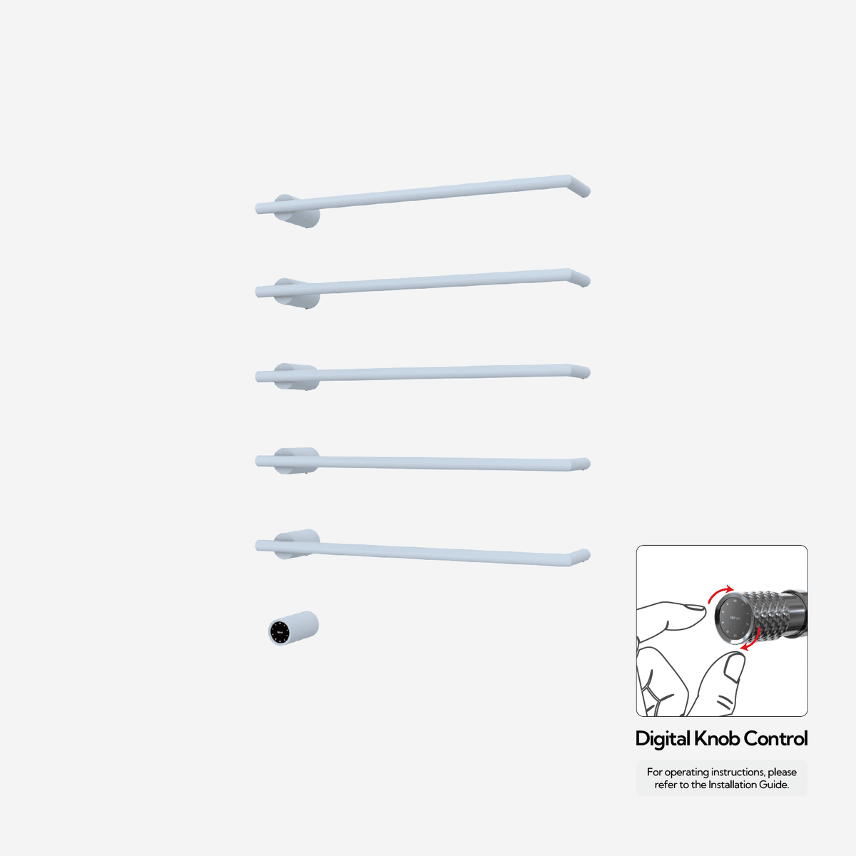 P&Bhusri G26-XL-SBL-XY G26 Towel Warmer in Sky Blue