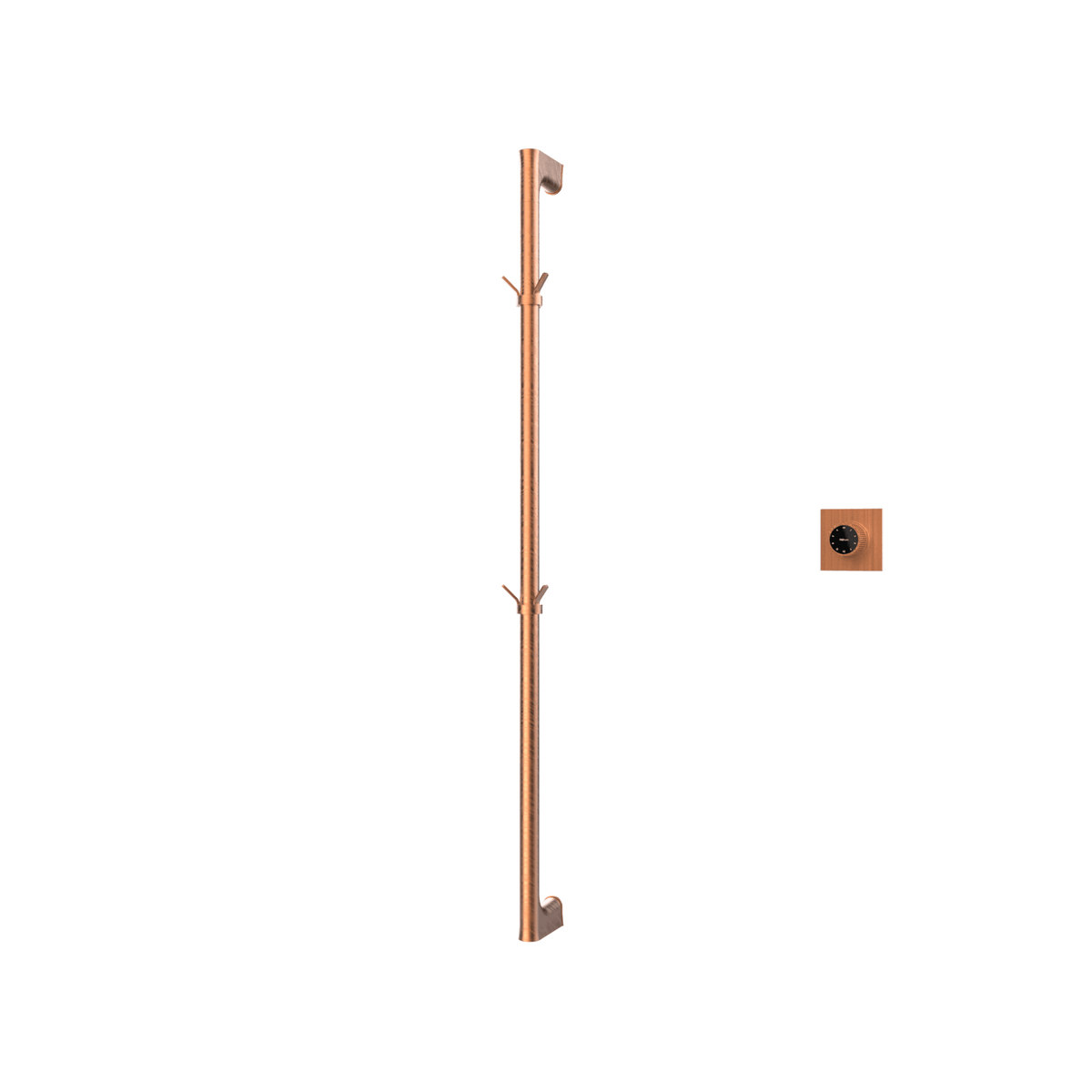 P&Bhusri G27-M-BRG-XM G27 Towel Warmer in PVD Brushed Rose Gold
