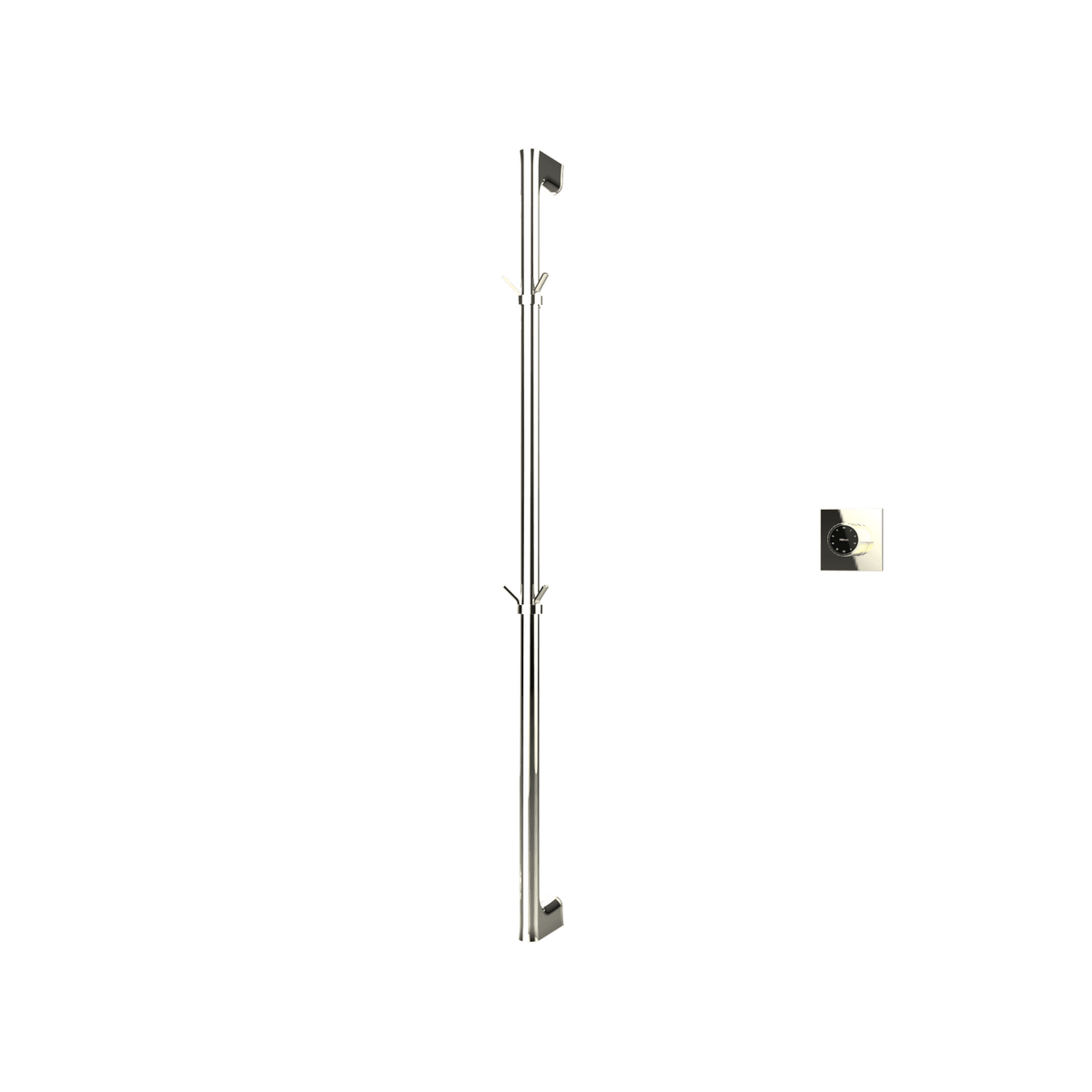P&Bhusri G27-M-PWG-XM G27 Towel Warmer in PVD Polished White Gold