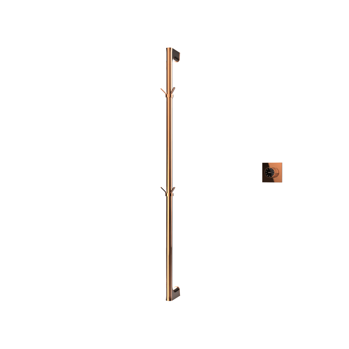 P&Bhusri G27-M-RGD-XM G27 Towel Warmer in PVD Polished Rose Gold