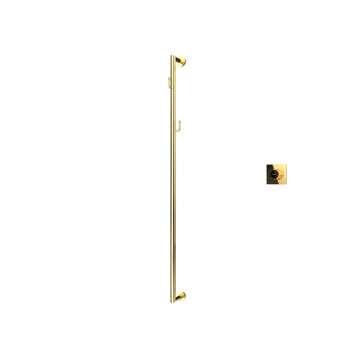 P&Bhusri G28-M-LGD-XM G28 Towel Warmer in PVD Polished Luxury Gold