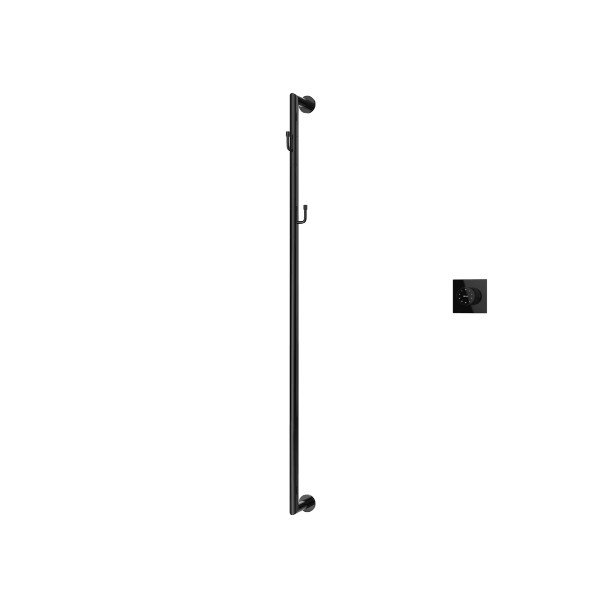 P&Bhusri G28-M-PBN-XM G28 Towel Warmer in PVD Polished Black Nickel