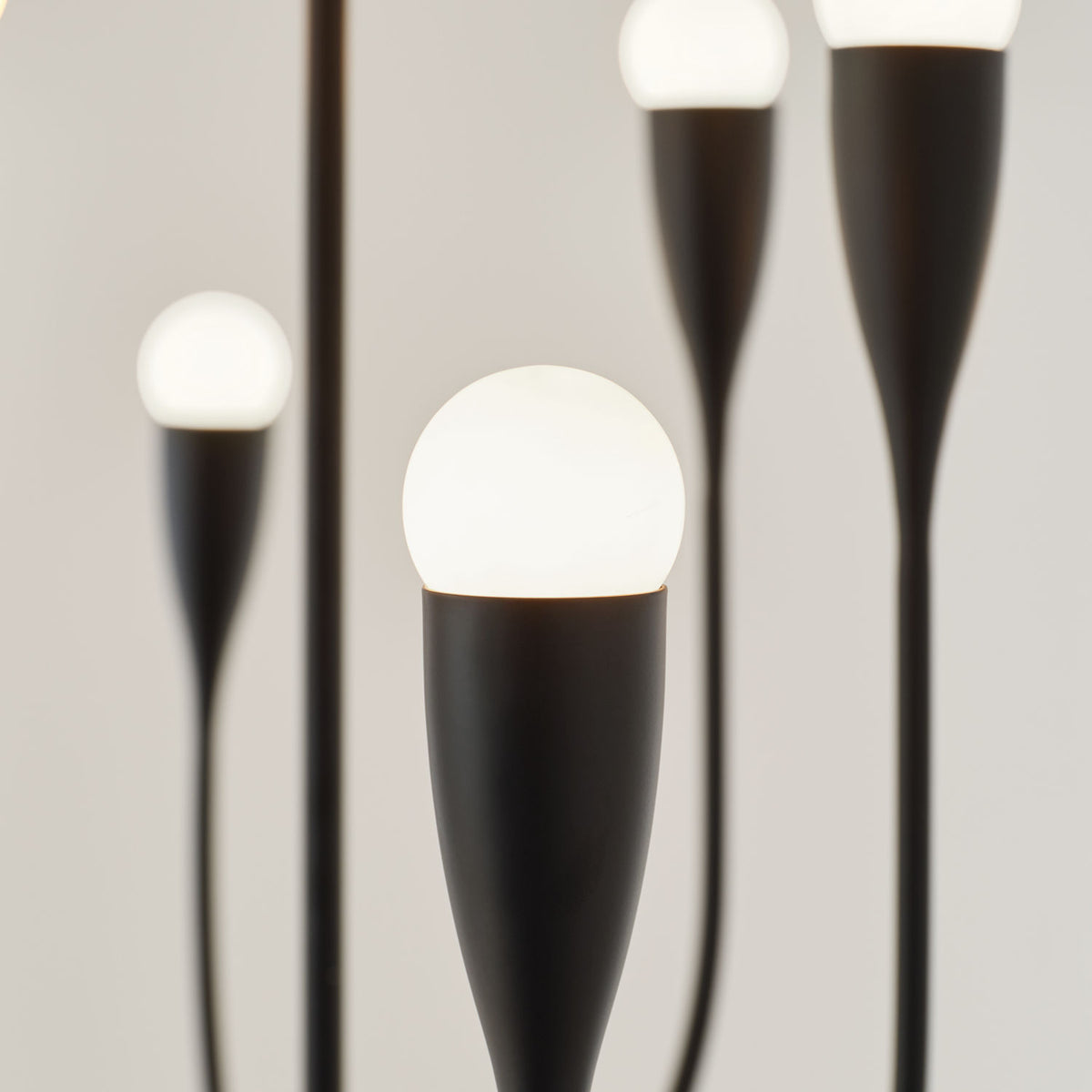 Generation Lighting GLC1218MBK Maya Eight Light Chandelier