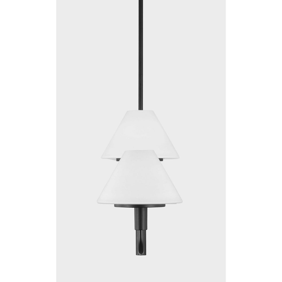 Generation Lighting GLC1244MBK Mendota Quatre lampes linéaires Suspendu