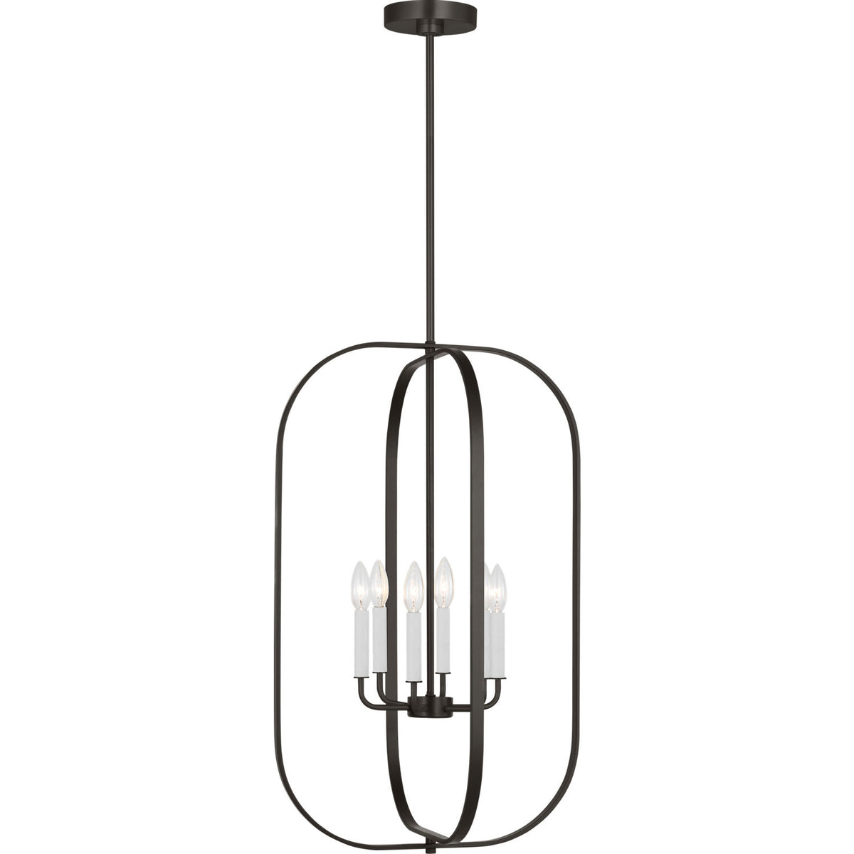 Generation Lighting GLC1316MBK Loretto Large Lantern