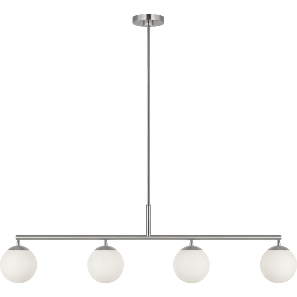 Generation Lighting GLC1814BN Nube Four Light Linear Chandelier