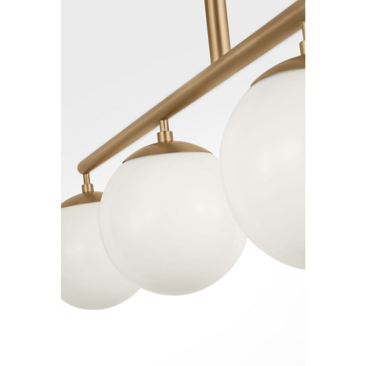 Generation Lighting GLC1814SB Nube Four Light Linear Chandelier