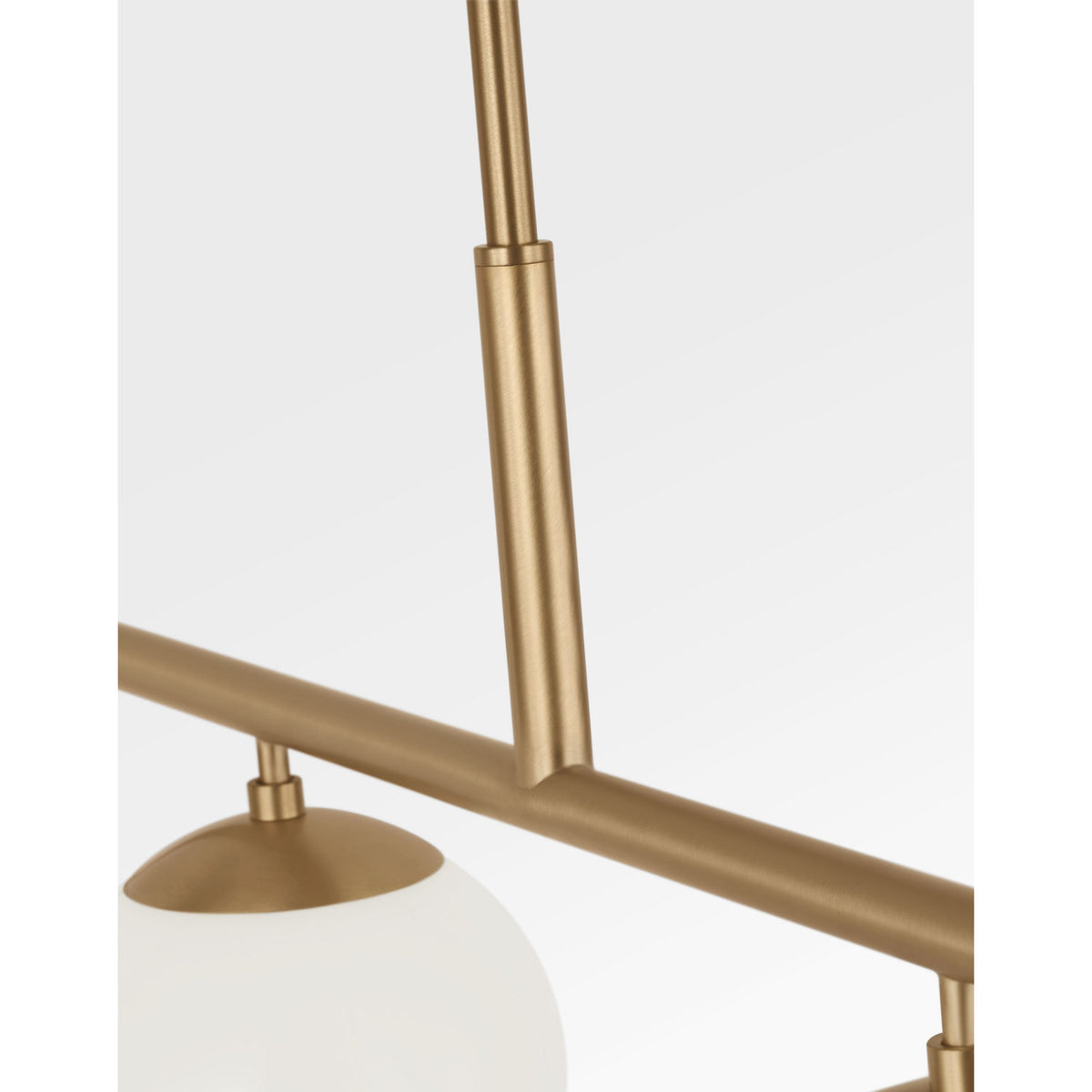 Generation Lighting GLC1814SB Nube Four Light Linear Chandelier