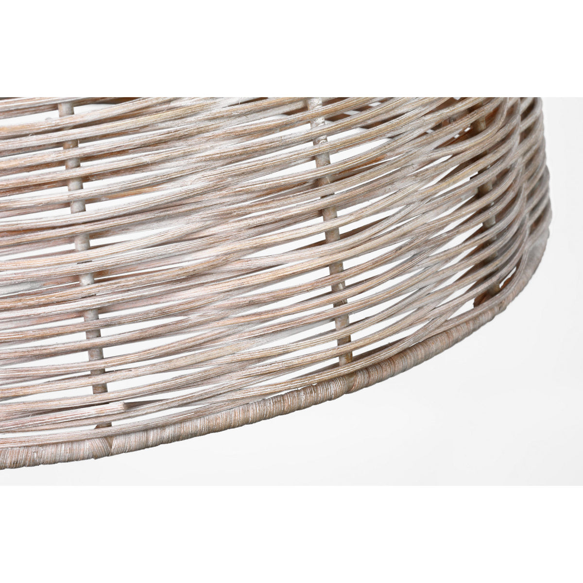 Visual Comfort Studio Collection GLP1071MBK-ASW Norman Wicker Pendant