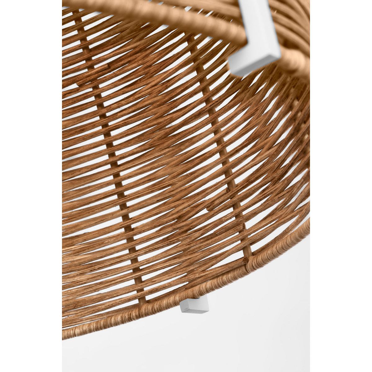 Visual Comfort Studio Collection GLP1071MWT-BRTN Norman Wicker Pendant
