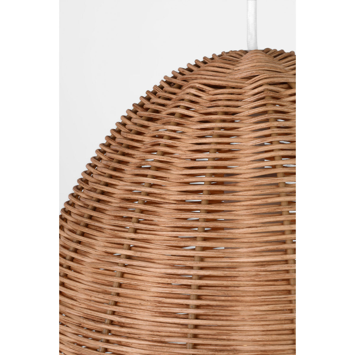 Visual Comfort Studio Collection GLP1071MWT-BRTN Norman Wicker Pendant