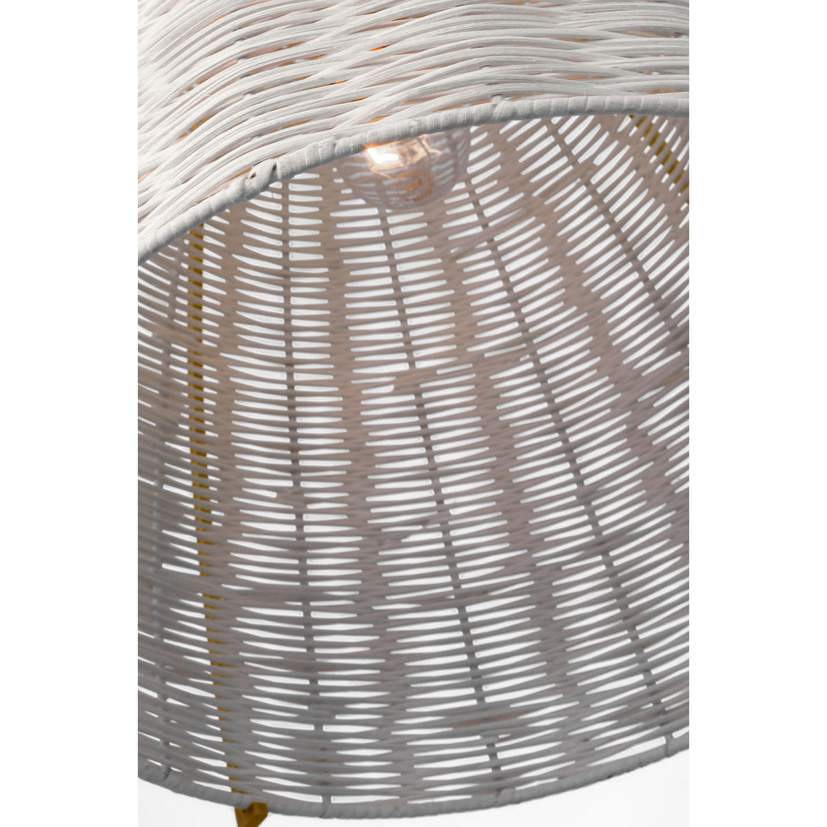 Visual Comfort Studio Collection GLP1071SB-CLW Norman Wicker Pendant