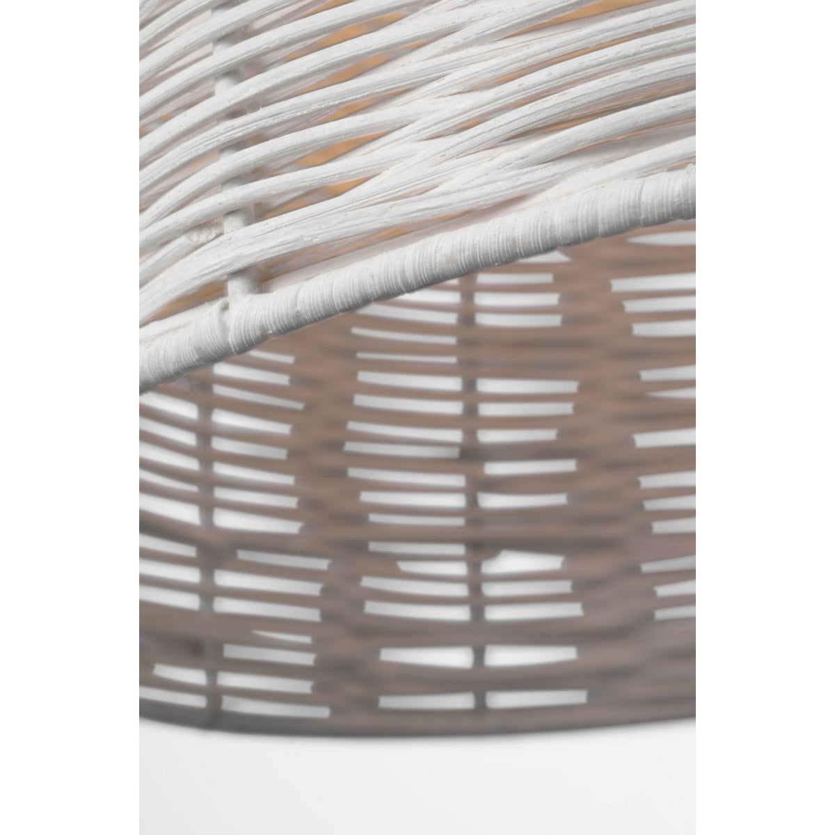 Visual Comfort Studio Collection GLP1071SB-CLW Norman Wicker Pendant