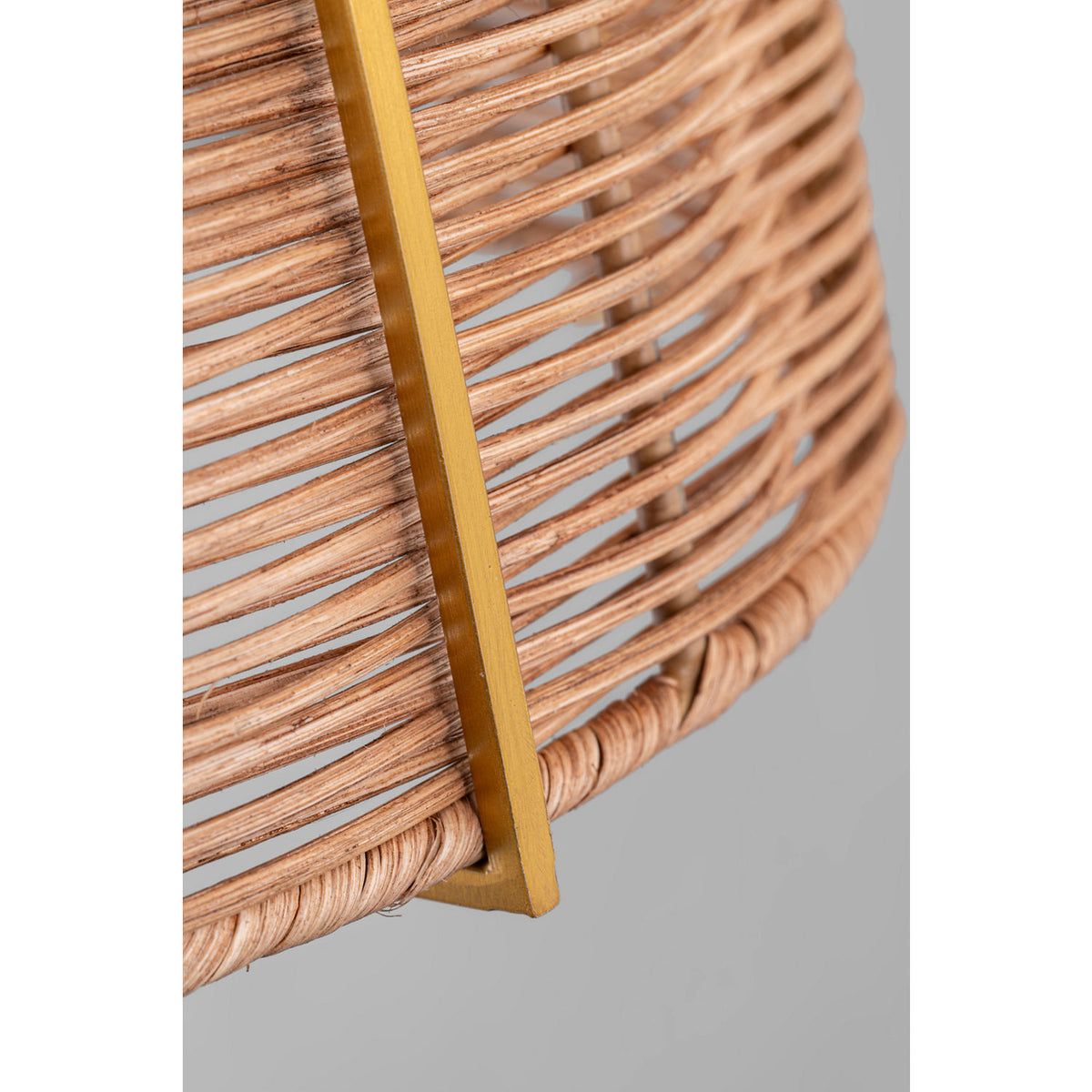Visual Comfort Studio Collection GLP1081BBS-BRTN Norman Wicker Pendant