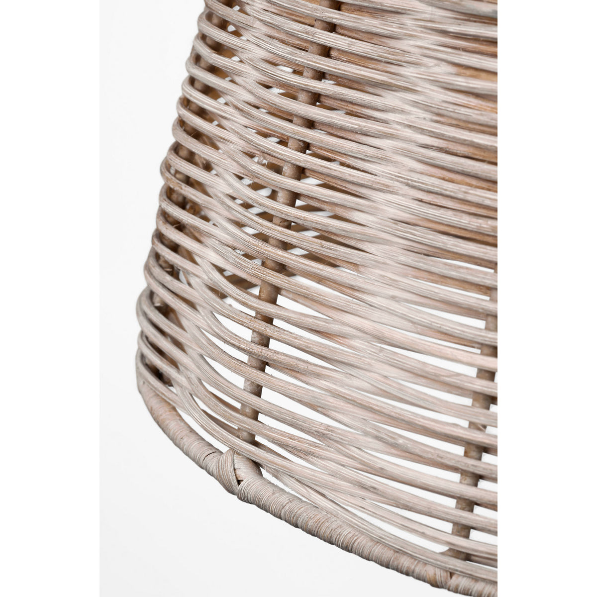 Visual Comfort Studio Collection GLP1081MBK-ASW Norman Wicker Pendant
