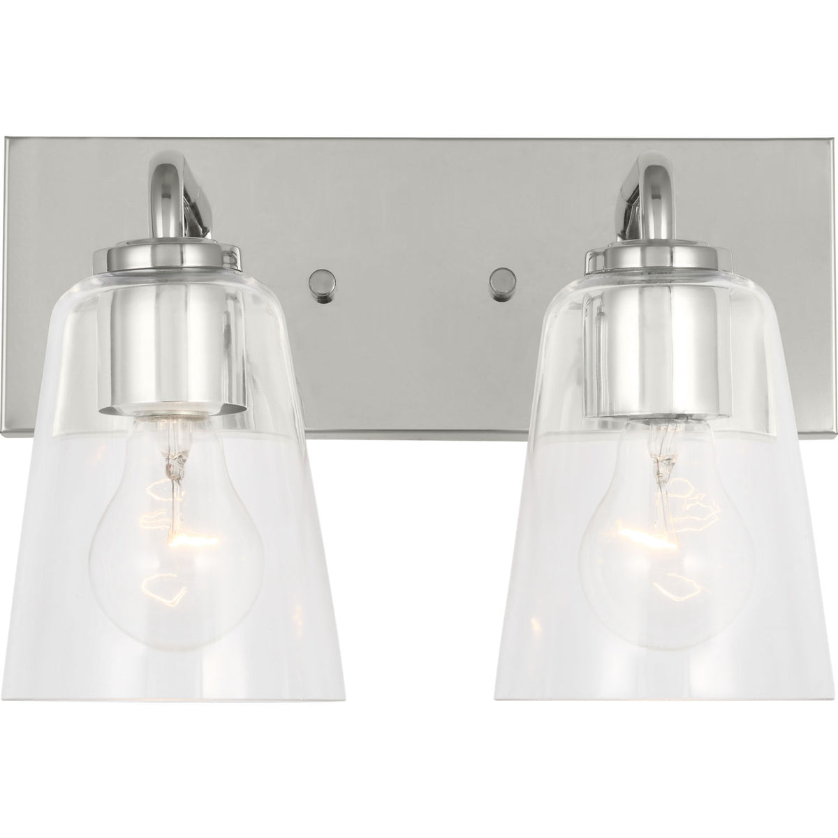 Projecteur de salle de bain Generation Lighting GLV1062CH Miles à deux lumières