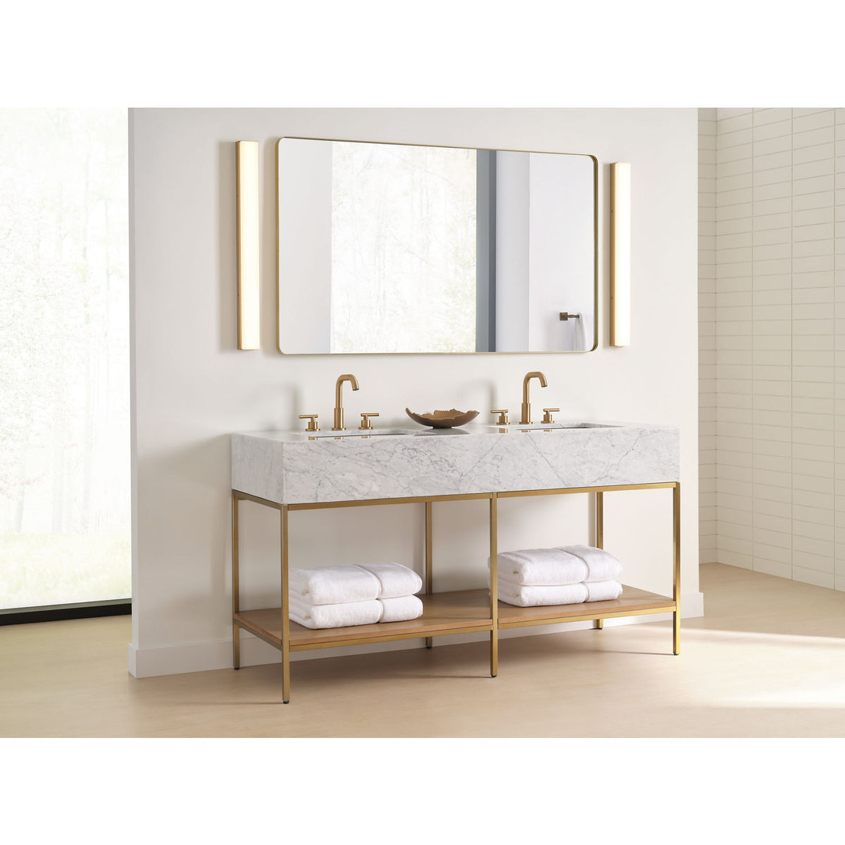 Generation Lighting GLV1591SB-L Panna LED Vanity