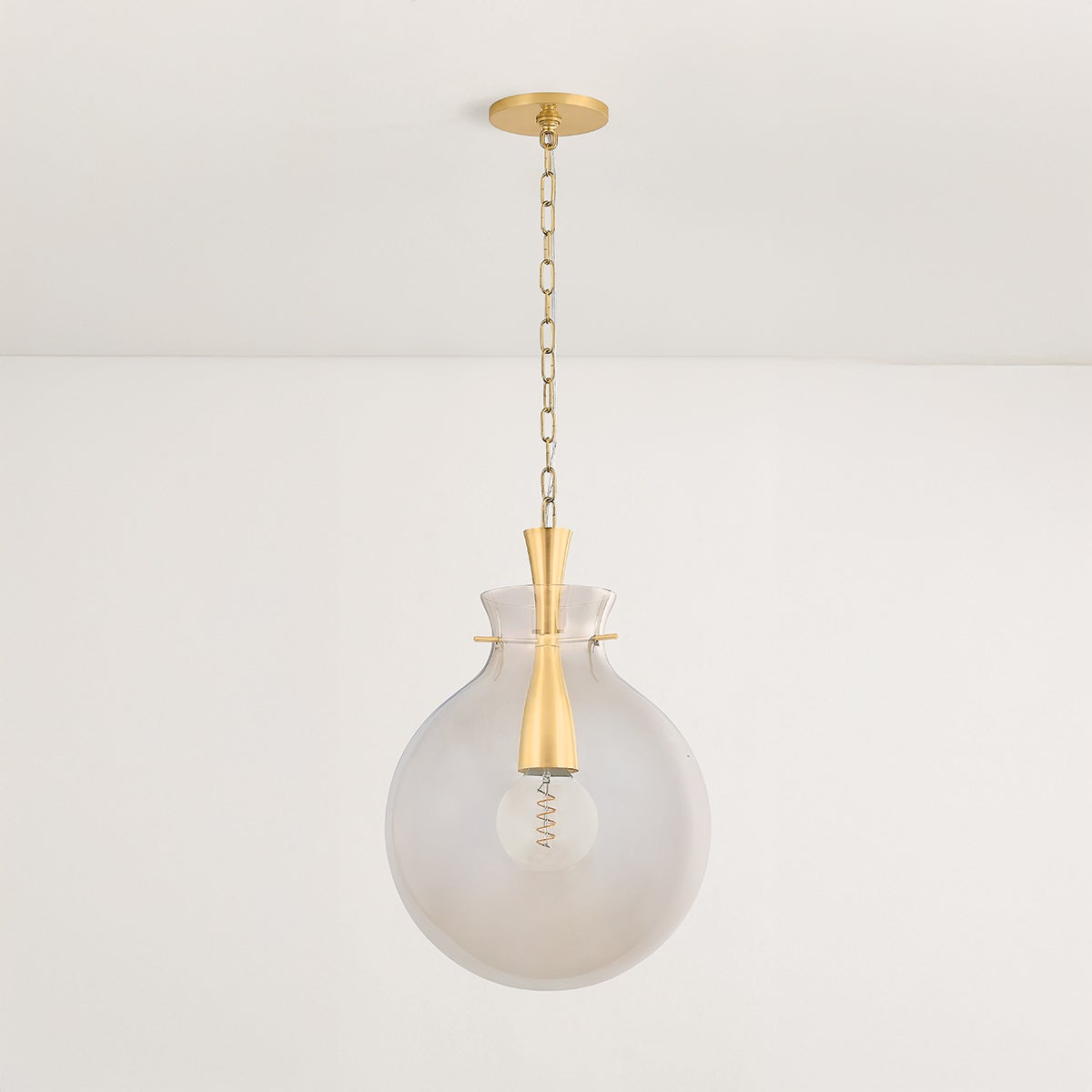 Mitzi H1052701L-AGB Benita Pendant in Aged Brass