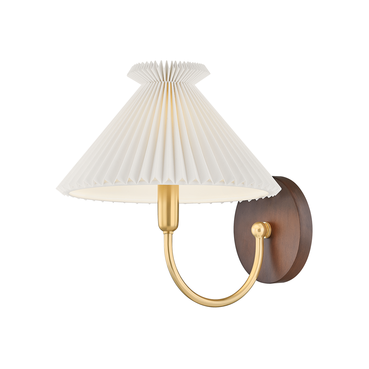 Mitzi H1079101-AGB Acacia Wall Sconce in Aged Brass