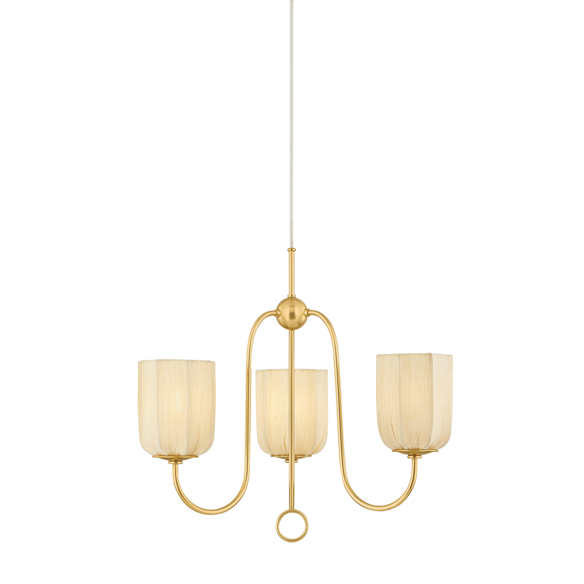 Mitzi Canada - H1094803-AGB - Trois lumières Suspendu - Samantha - Laiton vieilli