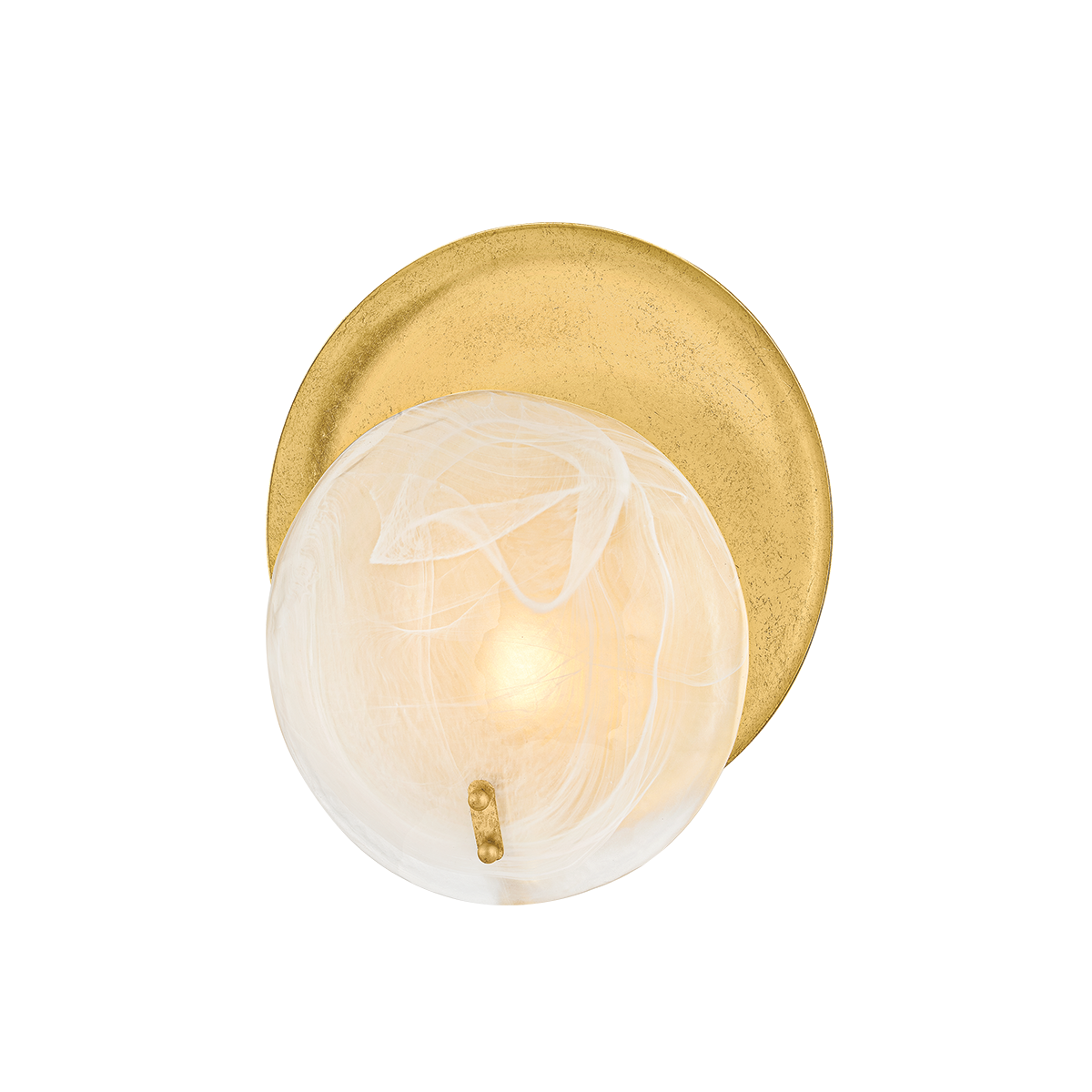 Mitzi Canada - H1128101-VGL - Une lampe Murale - Shanette - Feuille d'or vintage