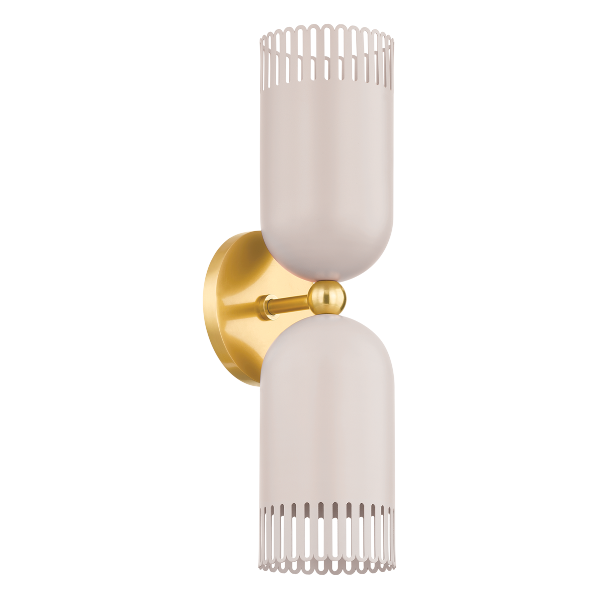 Mitzi H884102-AGB/SPG Liba Wall Sconce in Soft Peignoir