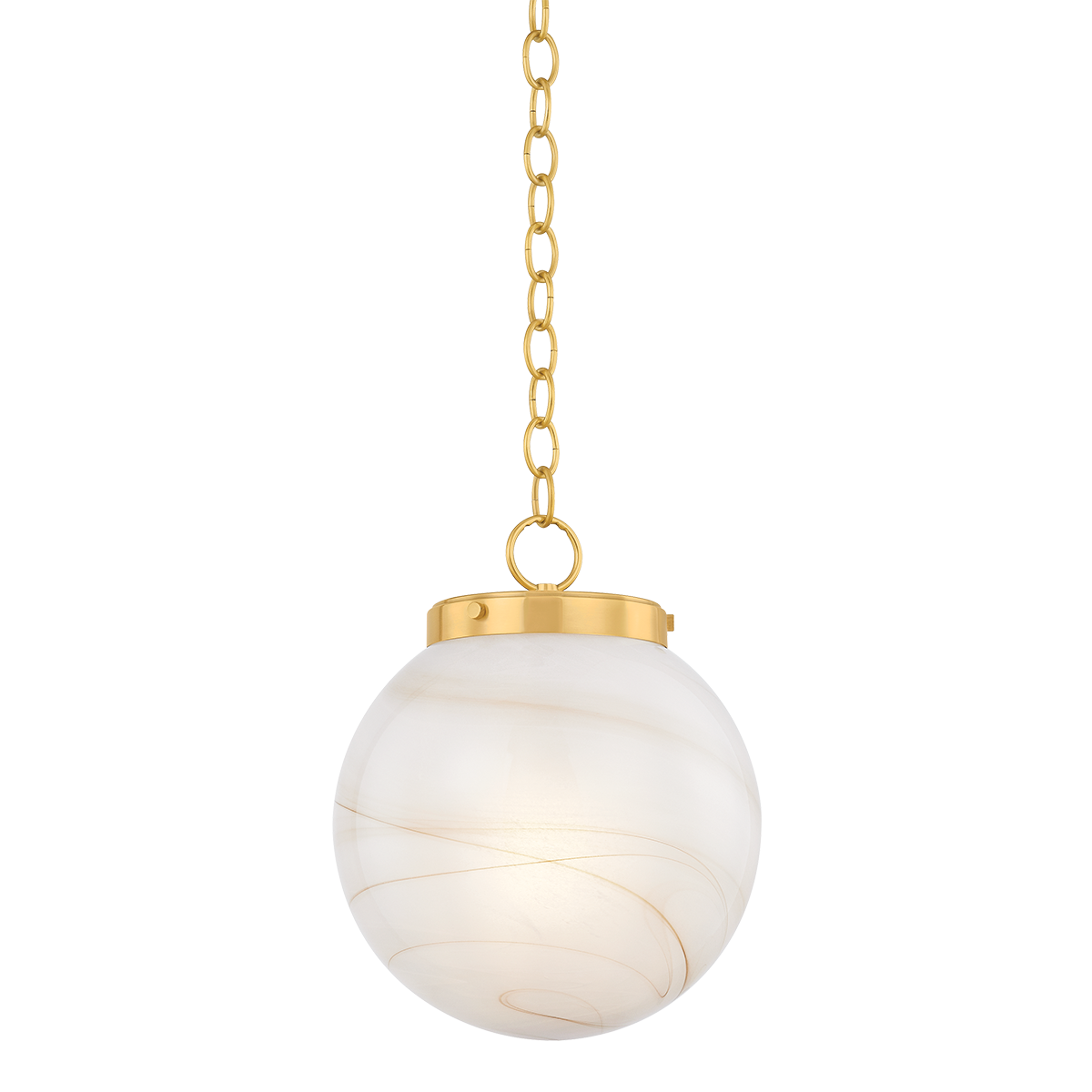 Mitzi H989701S-AGB Ambra Pendant in Aged Brass