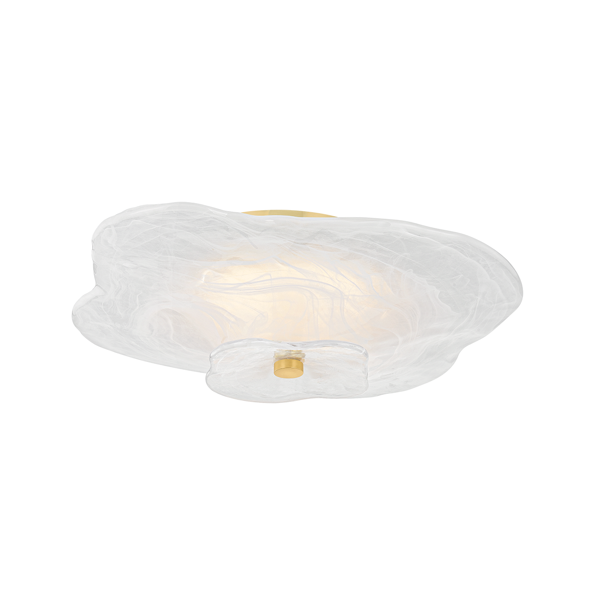 Mitzi H994501-AGB Starlie Flush Mount in Aged Brass