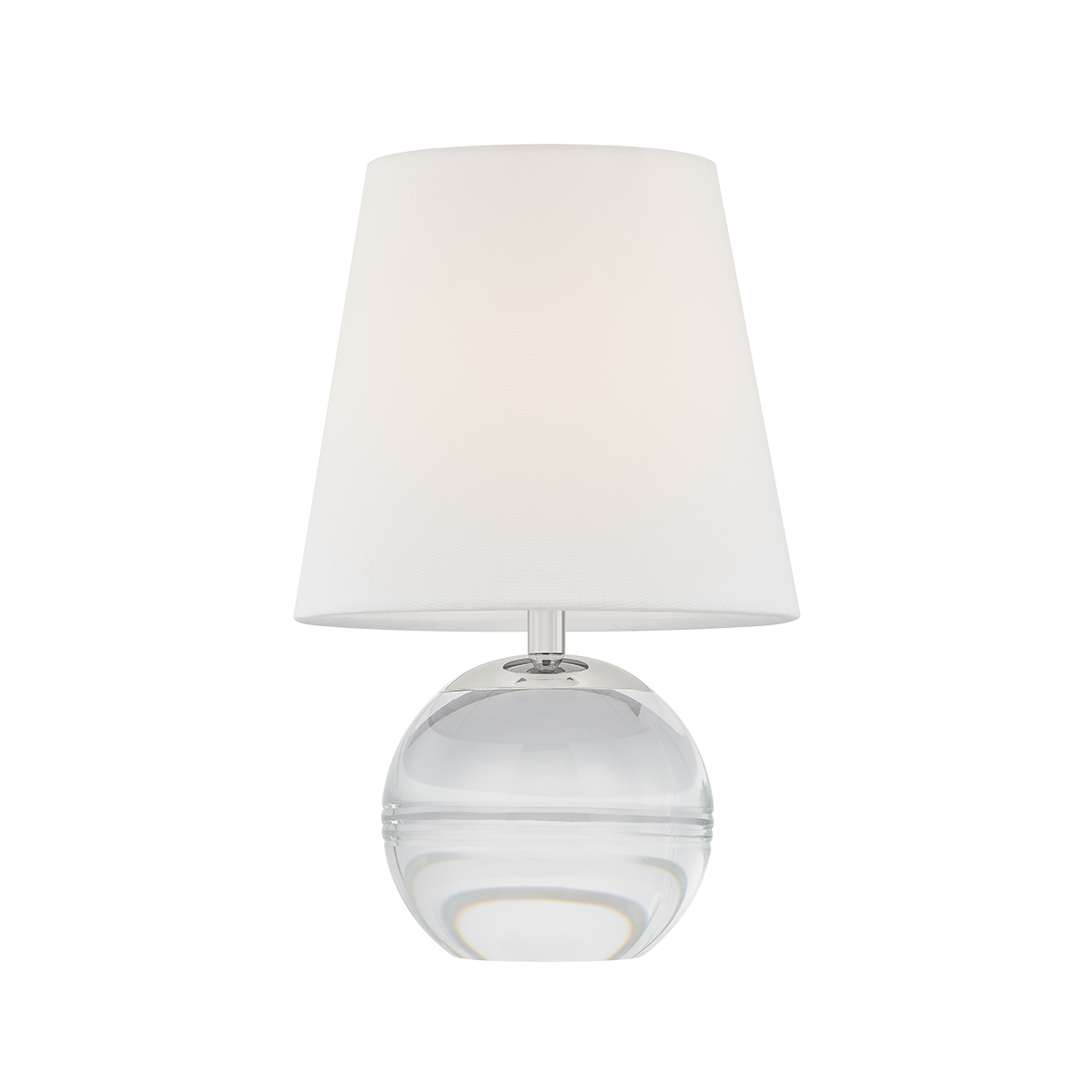 Mitzi HL1046201-PN Nicole Rechargeable Table Lamp in Polished Nickel