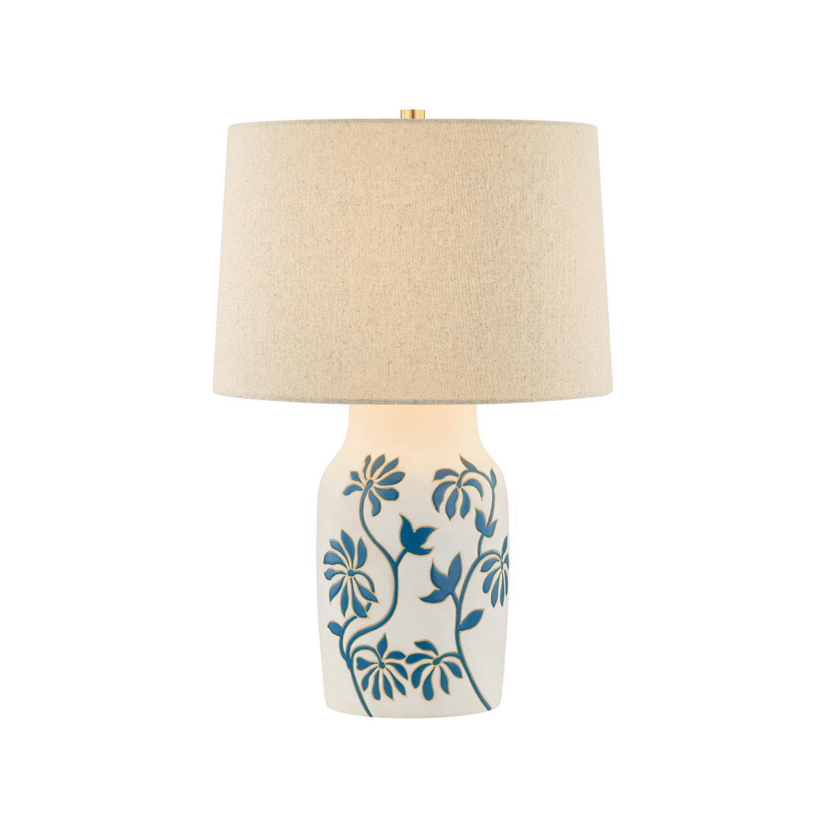 Mitzi Canada - HL1113201-AGB/CWF - One Light Table Lamp - Yazmeen - Aged Brass