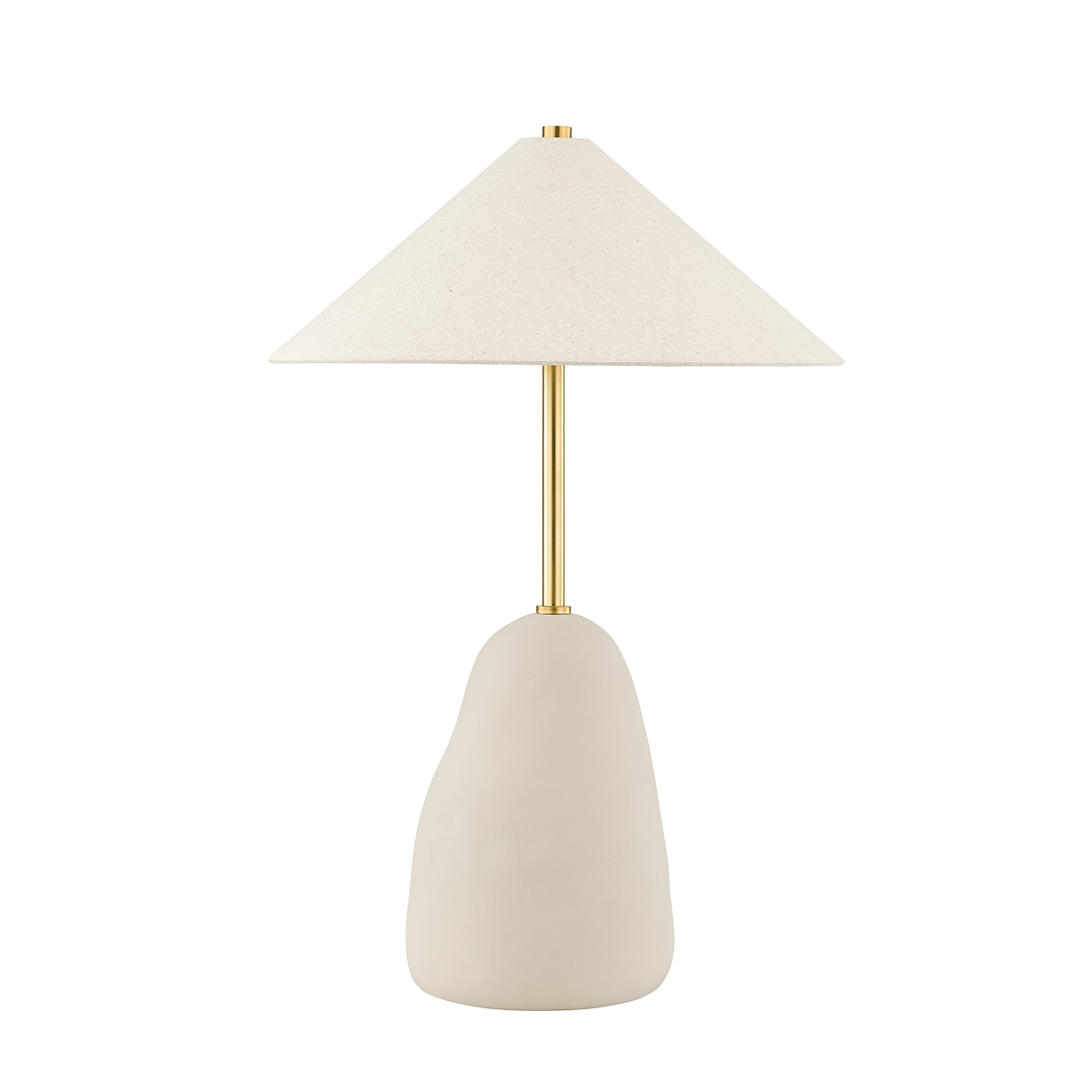 Mitzi HL692201-AGB/CBG Maia Table Lamp in Ceramic Texture Beige
