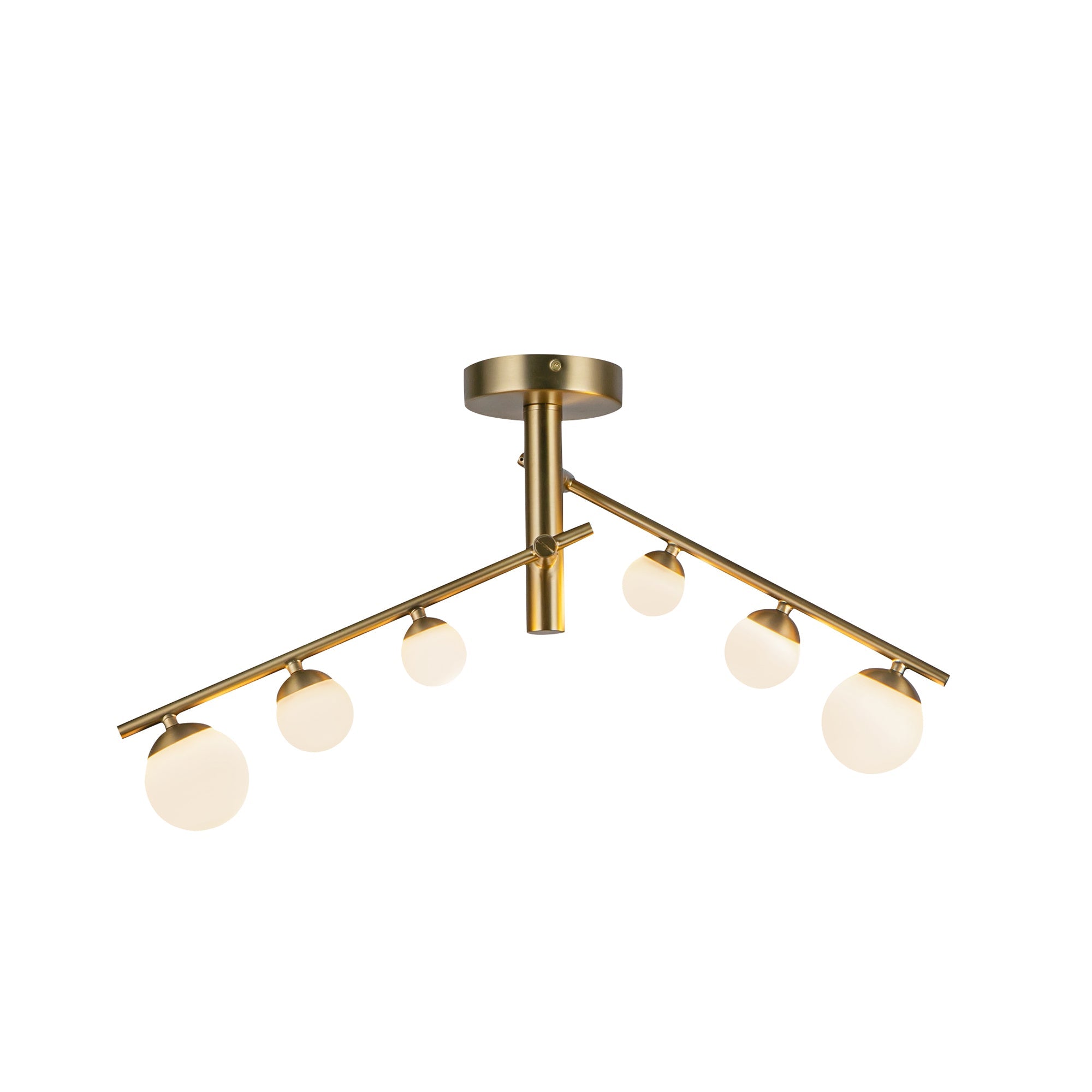 Kuzco Lighting SF55525-BGOP Cypress Semi-Flush Mount