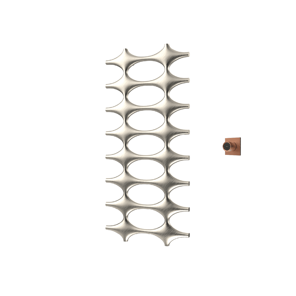 P&Bhusri K015-L-BRG-XM K015 Towel Warmer in PVD Brushed Rose Gold