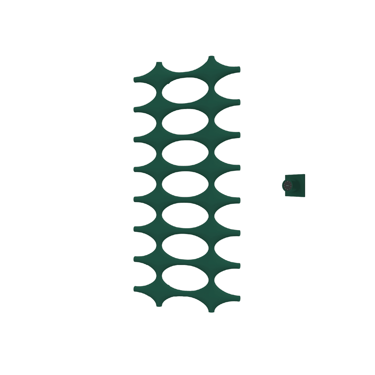 P&Bhusri K015-L-EGR-XM K015 Towel Warmer in Emerald Green