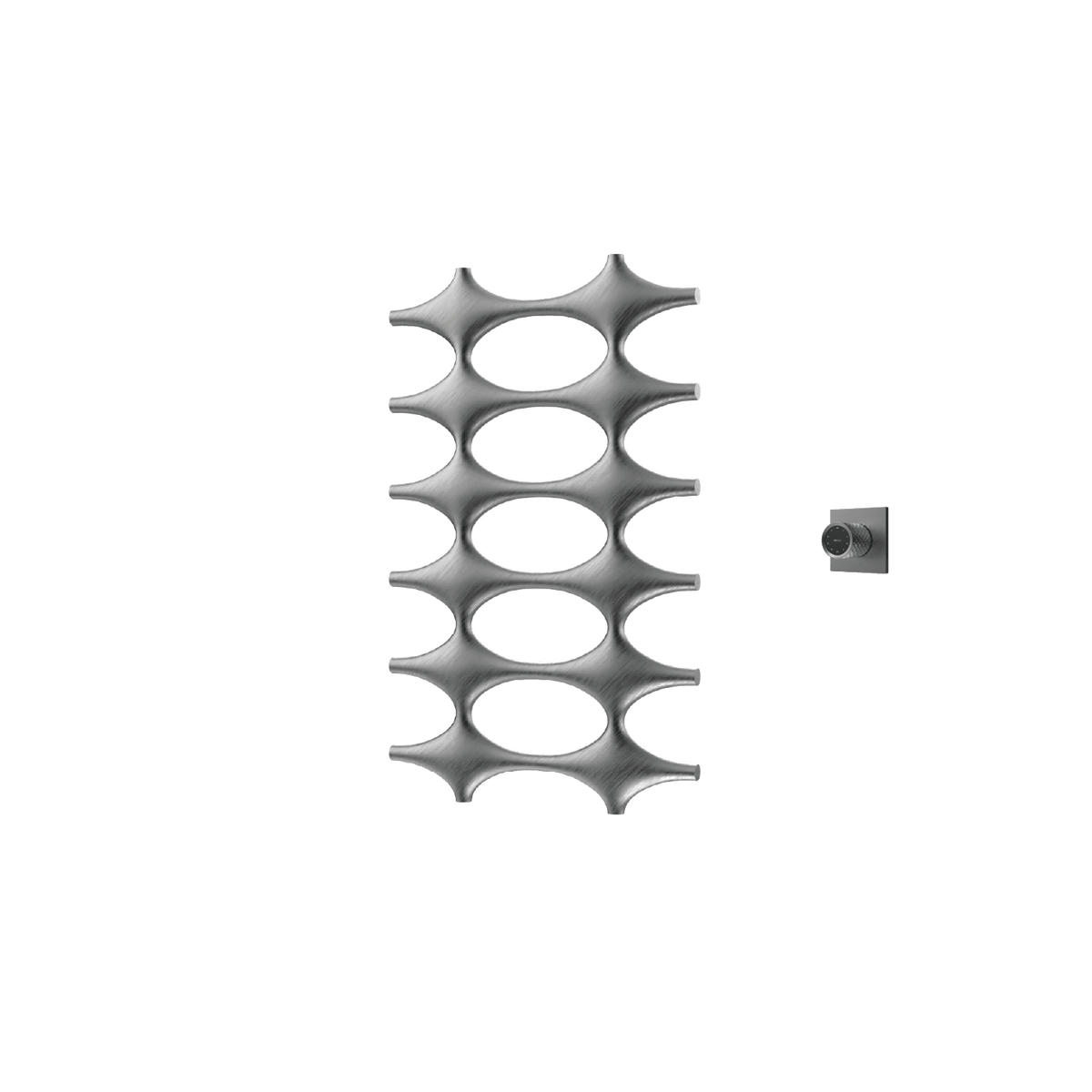 P&Bhusri K015-M-GML-XM K015 Towel Warmer in PVD Gun Metal