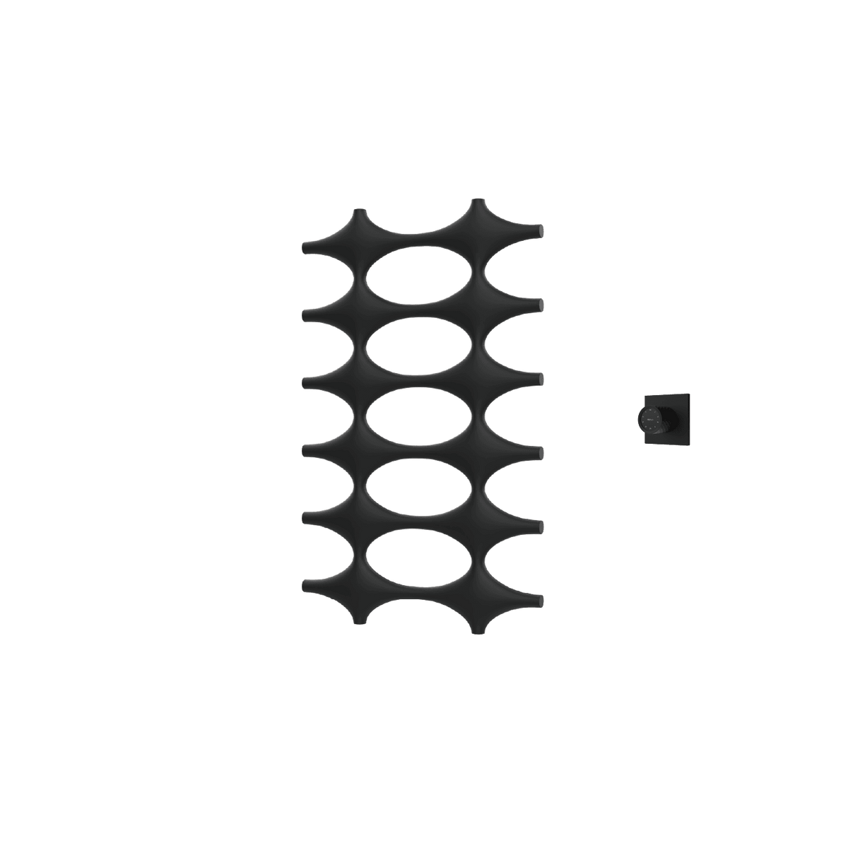P&Bhusri K015-M-MBL-XM K015 Towel Warmer in Mist Black